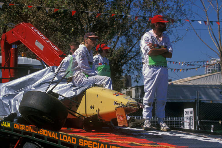 Der Jordan-Totalschaden von Martin Brundle