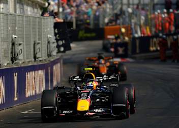 Isack Hadjar vor Oscar Piastri in Monaco