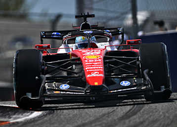 Charles Leclerc im Ferrari