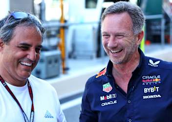 Juan Pablo Montoya und Christian Horner