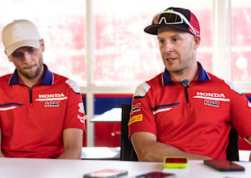 Jake Dixon (li.) und Jonathan Rea