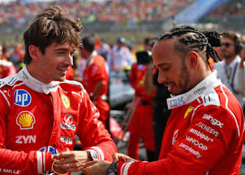 Charles Leclerc übernahm in Silverstone Lewis Hamiltons Set-up-Richtung