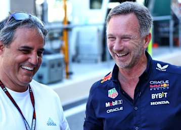 Juan Pablo Montoya und Christian Horner