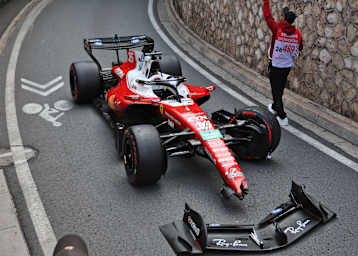 Charles Leclerc schlug bei seinem Heimrennen in der letzten Kurve ein