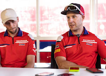 Jake Dixon (li.) und Jonathan Rea