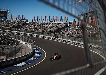 Seltenes Bild: Lando Norris am Freitag auf dem Madring