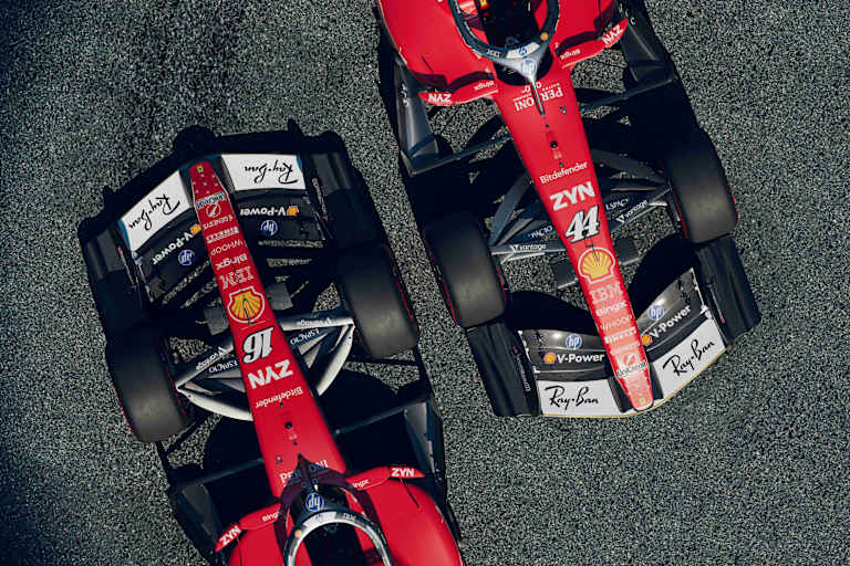Neue Farben für Hamilton und Leclerc