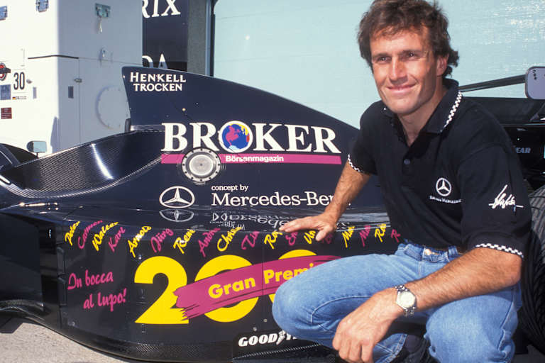 Andrea de Cesaris in Montreal 1994: 200 Grands Prix erreicht