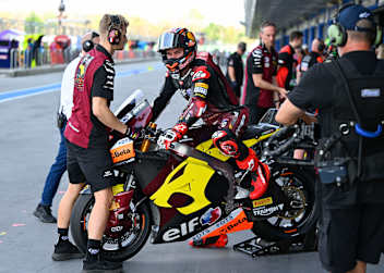 Das Team Marc VDS (hier Deniz Öncü) verschwindet aus dem Moto2-Paddock