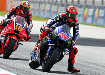 Fabio Quartararo und Luca Marini