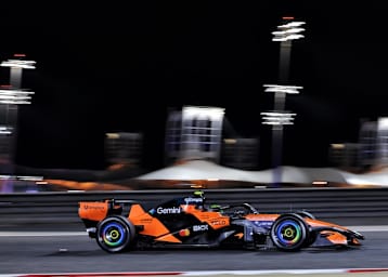 Weltmeister Lando Norris war am Ende des ersten Testtages der Schnellste 