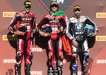 Die Top-3 im Superpole-Race entsprachen dem Podium von Lauf 1