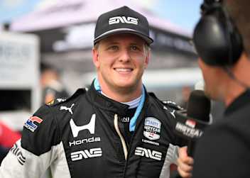 Mick Schumacher beim IndyCar-Rennen in Nashville