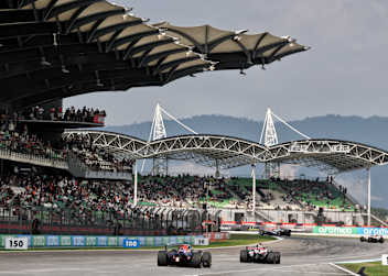 Max Verstappen in Sepang