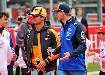 Lando Norris und Max Verstappen