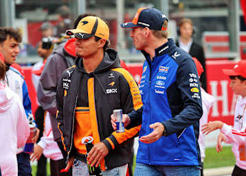 Lando Norris und Max Verstappen