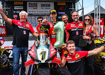 Parade vom Team Triple M Ducati Frankfurt