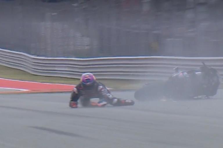 Jorge Martin flog bei etwa 190 km/h ab