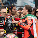 Danilo Petrucci (li.) und Nicolo Bulega in der Saison 2025