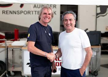 Gustl Auinger mit Herbert Stranzinger
