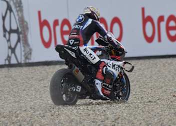 Danilo Petrucci geriet von der Long-lap ins Kiesbett