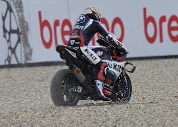 Danilo Petrucci geriet von der Long-lap ins Kiesbett