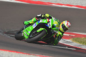 Dominique Aegerter feilt weiter an der Gewöhnung an die Kawasaki ZX6-R