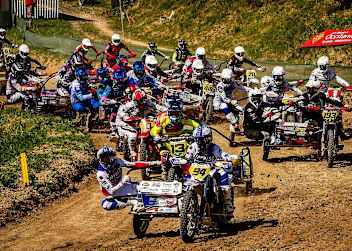 Zwei Start-Ziel-Siege: Prunier (#94) vor Hodges (#13) und Foden (#10)