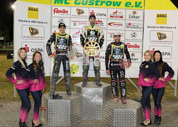 Die Top-3 (v.l.): Haupt, Grobauer und Huckenbeck