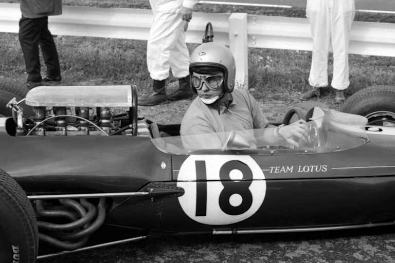 Moisés Solana 1965 im Lotus