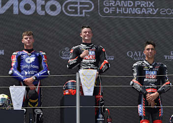 Das Moto2-Podest beim Ungarn-GP