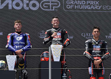Das Moto2-Podest beim Ungarn-GP