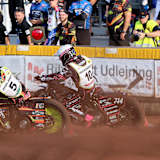 Kai Huckenbeck (10) gehört zu den wenigen deutschen Speedway-Profis