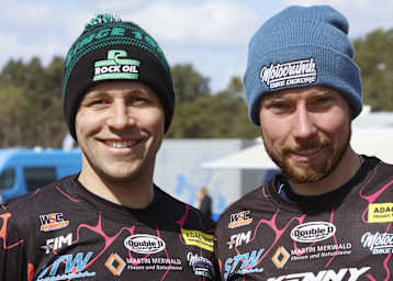 Strahlende Meister:Adrian Peter (li.) und Julian Zimmermann