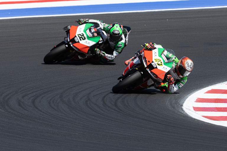 Axel Bassani und Alex Lowes duellierten sich um Rang 4