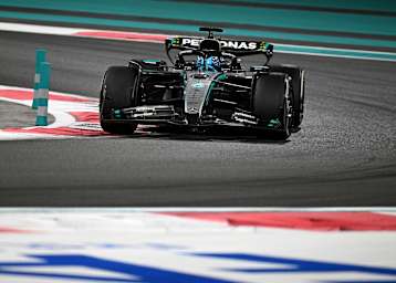 George Russell (Mercedes) in Abu Dhabi