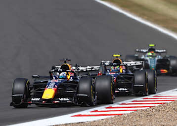 Isack Hadjar lag in Silverstone ein paar Runden lang hinter Max Verstappen