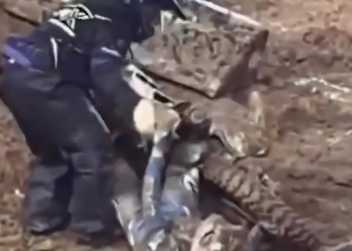 Der Unfall von Izaih Clark in Philadelphia führte zum Rennabbruch