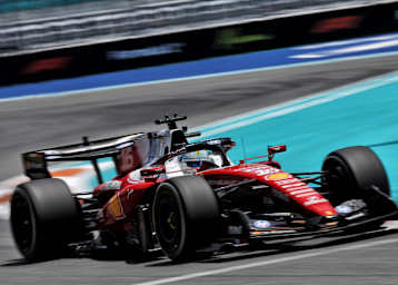 Charles Leclerc (Ferrari) war im einzigen Training der schnellste Mann