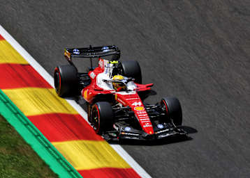 Lewis Hamilton im Ferrari