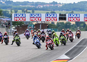 Kein Chaos: Der Start zum Deutschland-GP auf dem Sachsenring