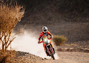 Husarenritt von Luciano Benavides (KTM) auf Etappe 8