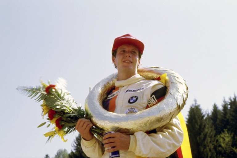 Eric van de Poele 1987 als BMW-Fahrer