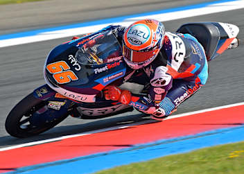 Joel Kelso beendete das Moto3-Zeittraining in Assen auf Platz 1