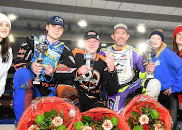 Die Top-3 (v.l.): Bjoerklin, Reitsma und Cooper