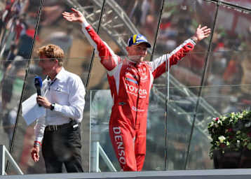 Mike Conway beim Triumph in Le Mans