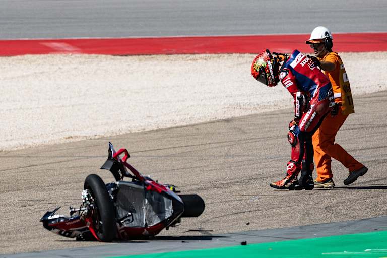 Jake Dixon hatte Glück bei dem Crash