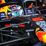 Isack Hadjar beim Test in Abu Dhabi im Red Bull Racing-Boliden