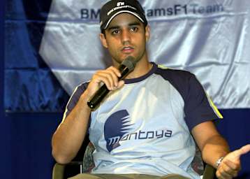 Juan Pablo Montoya 2001 als Pilot von Williams