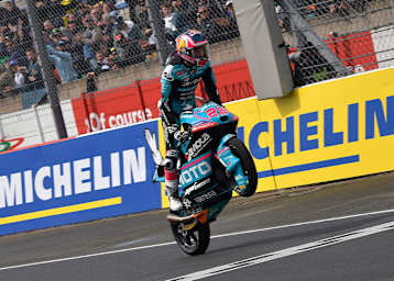 Beeindruckte auch im Nassen: Moto3-Sieger Maximo Quiles